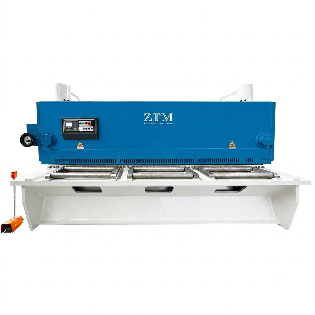 QC11K 10×3200 Hydraulic Guillotine Shear Machine - G...